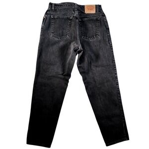 Y2K Levi's 560 Relaxed Fit Tapered Leg Jeans Boys Youth 16 Reg Faded Black Denim